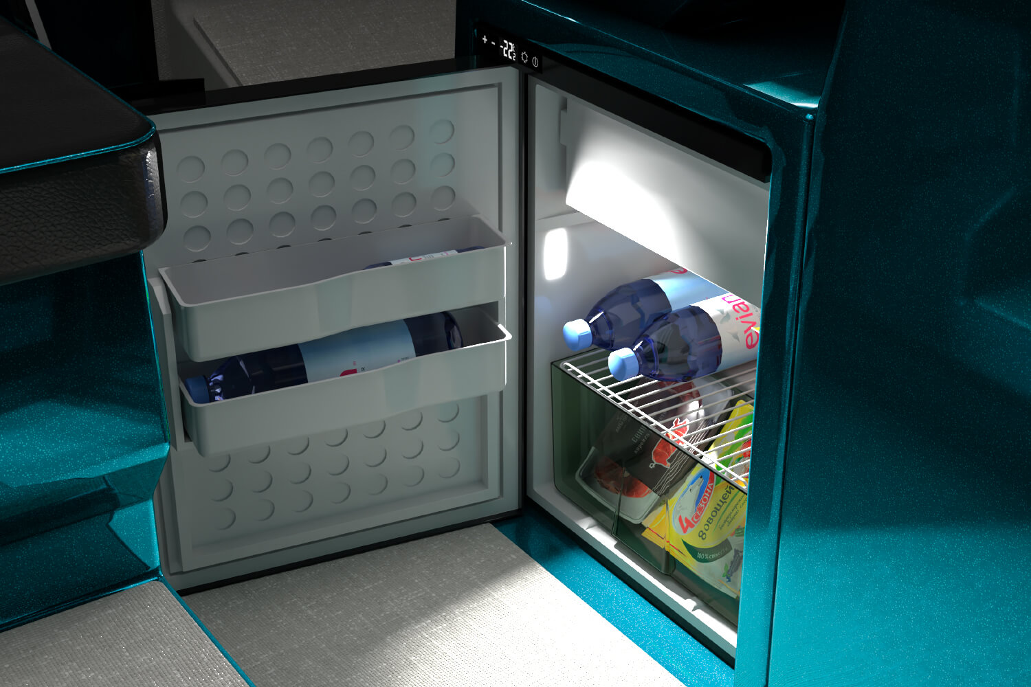 Конфгуратор для модели ONIX 850 CRUISER Электрическая часть - Холодильник 65л