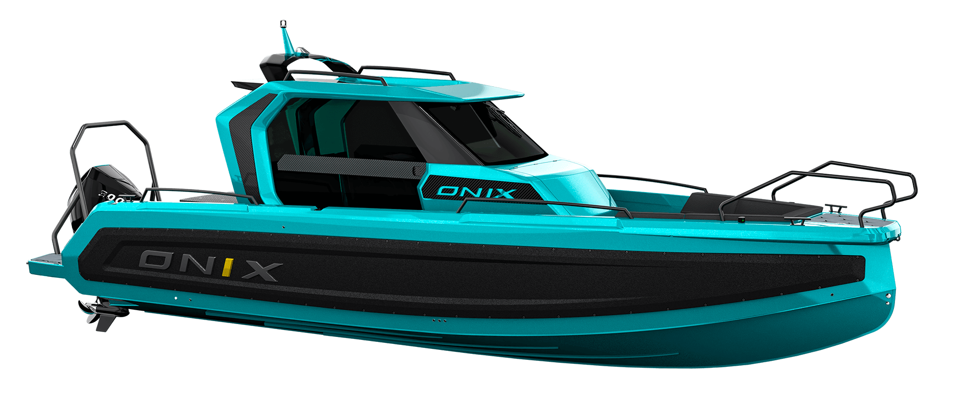 Лодка ONIX 850 CROSS CABIN Бирюза